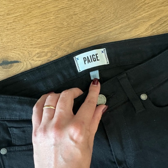 Paige Verdugo Ultra Skinny - Size 27 - Black Overdye - Picture 5 of 8